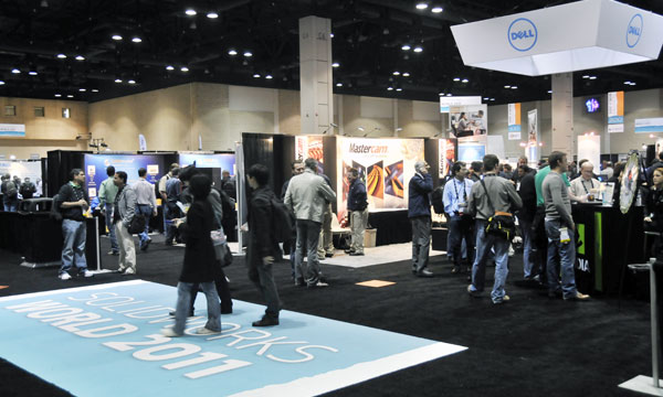 SolidWorks World had, in addition to its aspect of training, the demonstrations of products by third parties