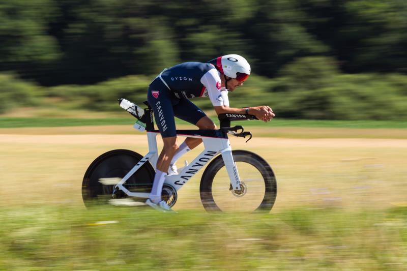 El 3 veces Campen del Mundo de larga distancia, Jan Frodeno. Foto de Marcel Higer