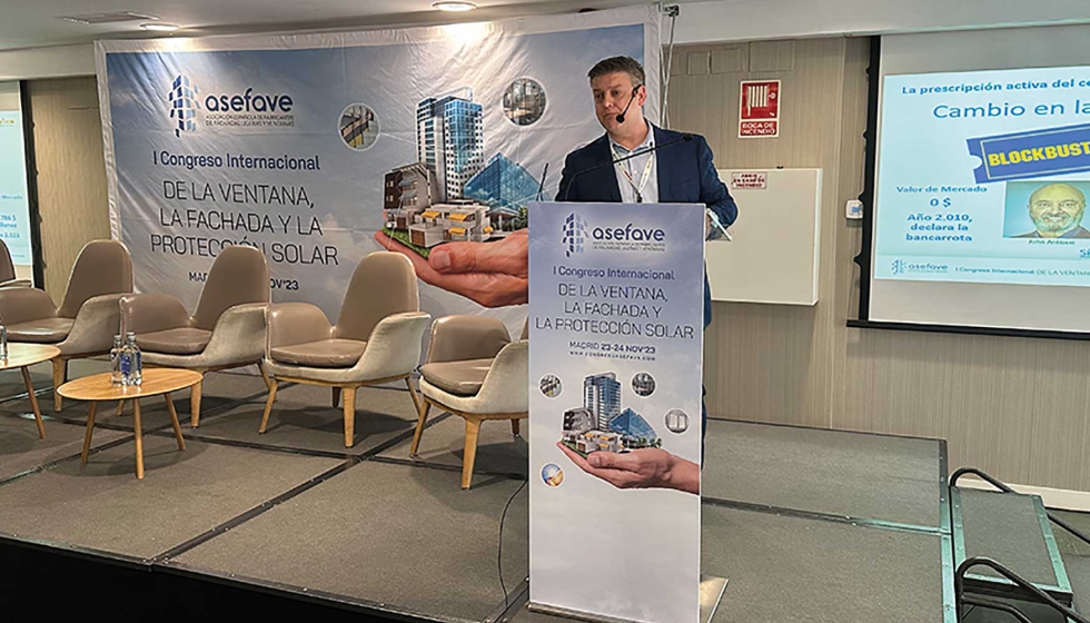 Pablo Callegaris, CEO de Bimetica, trat en su conferencia sobre 'La prescripcin activa del cerramiento a travs del entorno BIM'...