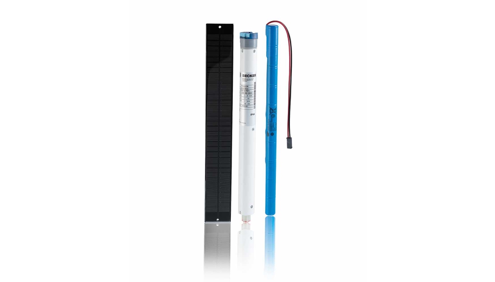 El SK460 SolarKit hace posible el funcionamiento sin red elctrica de persianas enrollables y mosquiteras