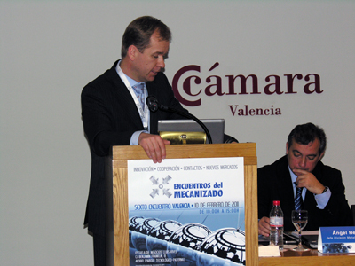 Swen Hamann, CEO of Zoller, during his speech