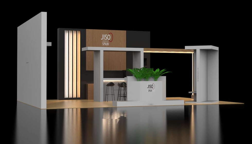 Imagen del stand de Jiso Iluminaci�n, que acude a la pr�xima edici�n de Light+Intelligent Building Middle East...