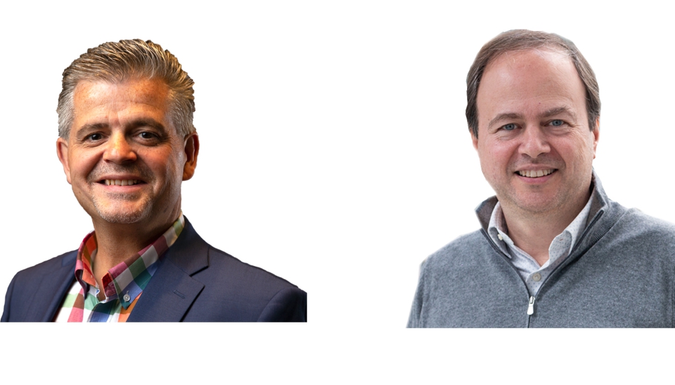 A la izquierda, Paul Williams, nuevo Managing Director de la nueva unidad de negocio de Home Management Solutions; y a la derecha, Vincenzo Girlando...