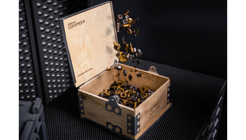 O programa de reciclagem da Sandvik Coromant aceita ferramentas de carboneto de todos os fabricantes