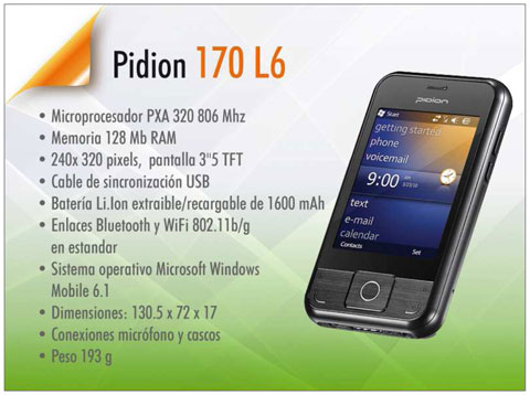 PDA Pidion 170 L6