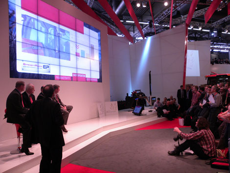The stand of Case IH hosted the presentation of the results of the company