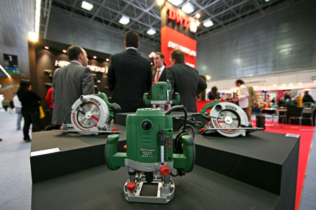 The exhibition shows the latest trends in hand tools and electrical. Photo: Ferroforma-Bricoforma