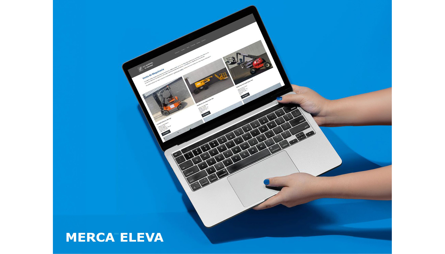 Nueva web de venta de maquinaria de Merca-Eleva