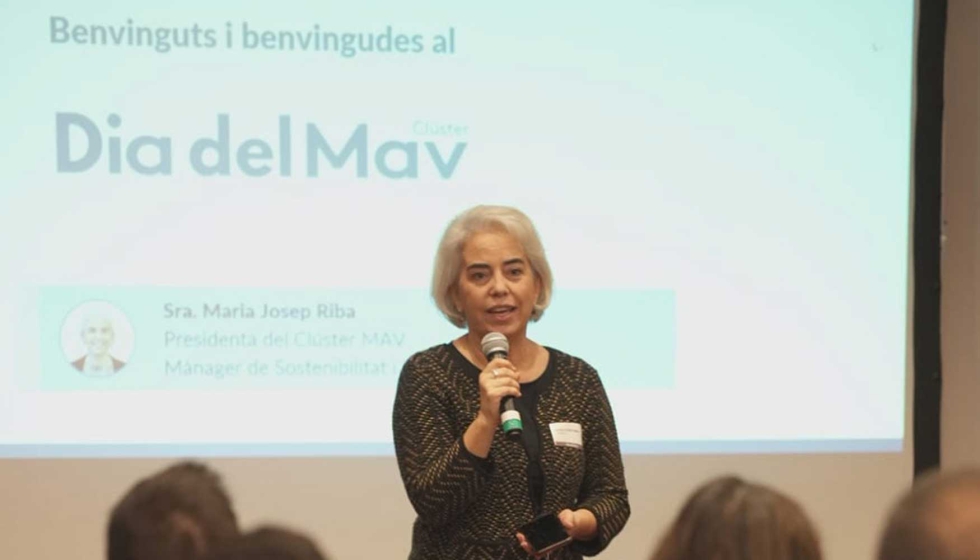 Maria Josep Riba, presidenta del Clster MAV, defini el papel del clster como agente solucionador que puede ofrecer mucho a las empresas...
