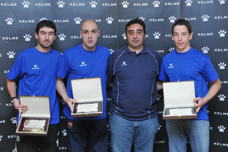 Rodrguez (Capitn de la Seleccin), Daniel Ibaes y Angel Luis Marugn &quote;Lin&quote;