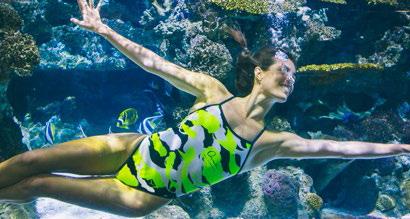 Bañador de natación Sincro Sirene de tirante fino para mujer