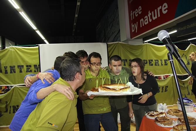 El equipo de Intemperie sopl las velas del 10 aniversario