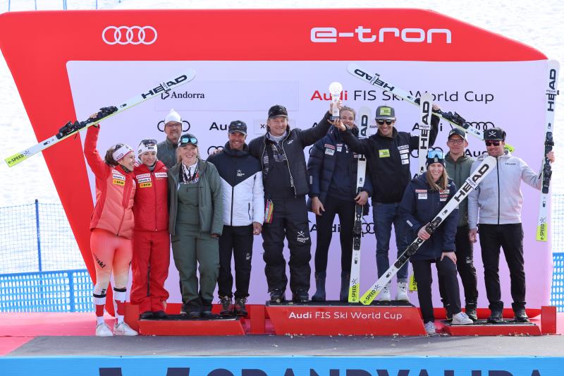 Foto de HEAD logra un récord histórico de medallas en el Campeonato Mundial de Esquí Alpino