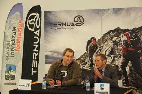 Michel Gogniat, director comercial de Import Arrasate, y Txomin Uriarte, presidente de la EMF