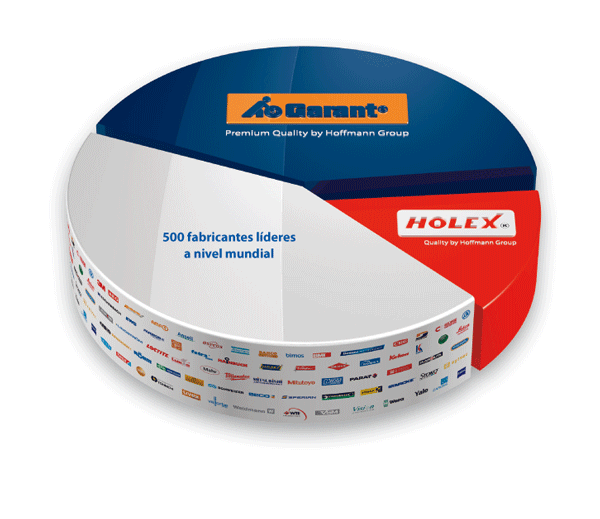 Estrategia de tres marcas: Garant, 500 fabricantes líderes, Holex Estrategia de tres marcas: Garant, 500 fabricantes líderes, Holex