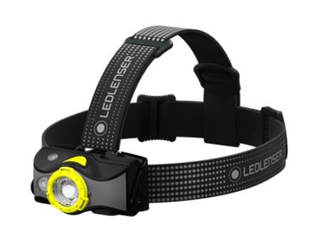 LINTERNA FRONTAL LED LENSER MH4 + POWERCASE RECARGABLE 400 LUMENES