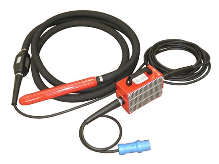 Electronic vibrator of concrete of high frequency of the EVO series