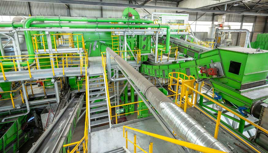 Nova unidade de triagem e reciclagem de REE da Immark, projetada e instalada pela Stadler