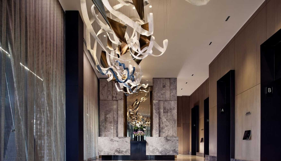 Proyecto de Artec Studio en el Hotel Ritz Carlton de Ciudad de Mxico, ganador de un LIT Award 2023 en Hospitality Lighting Design...