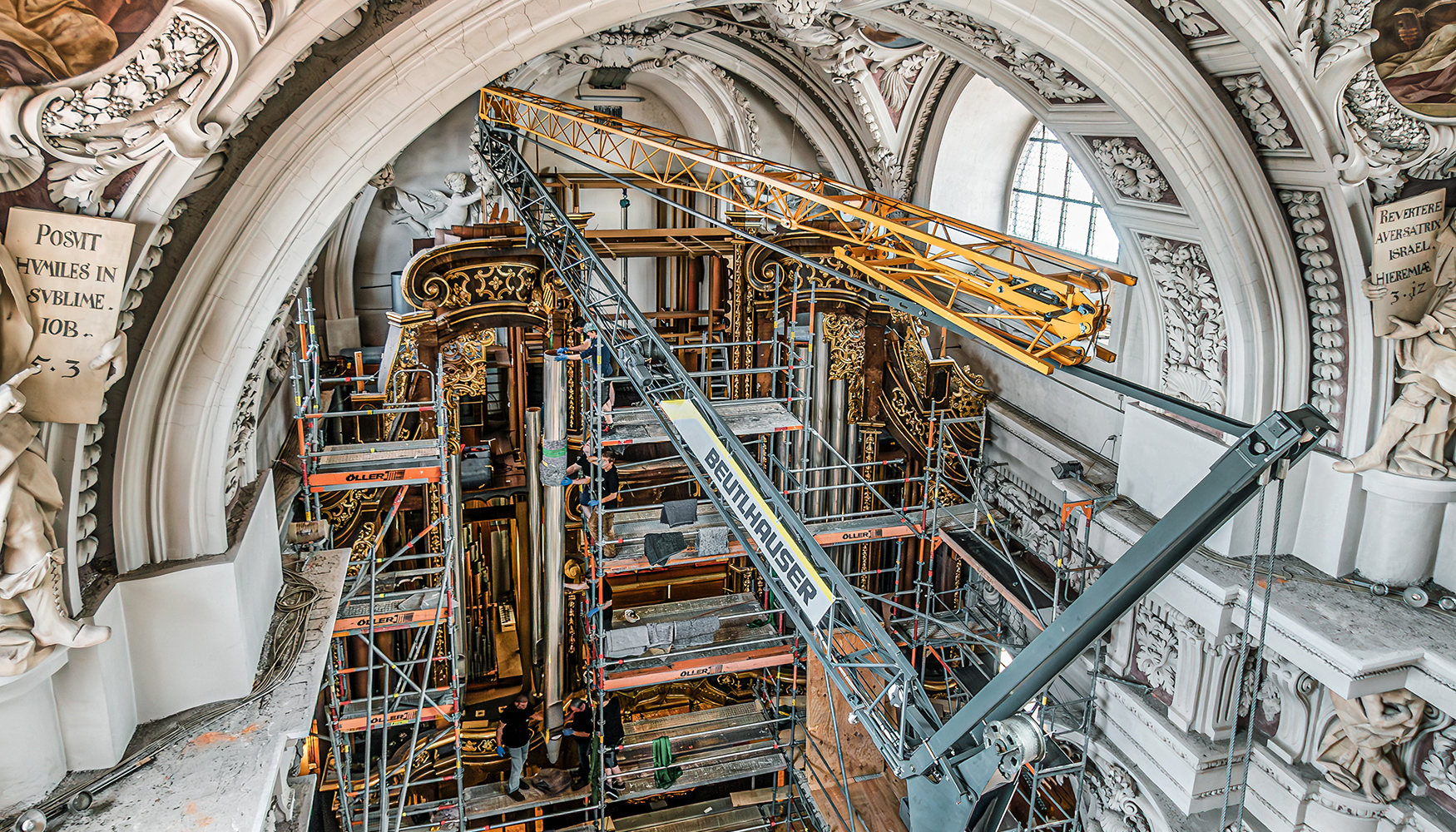 Visita inusual en la catedral de Passau...