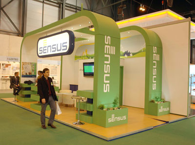 En la imagen, el stand de Sensus exhibido en Climatizacin 2011