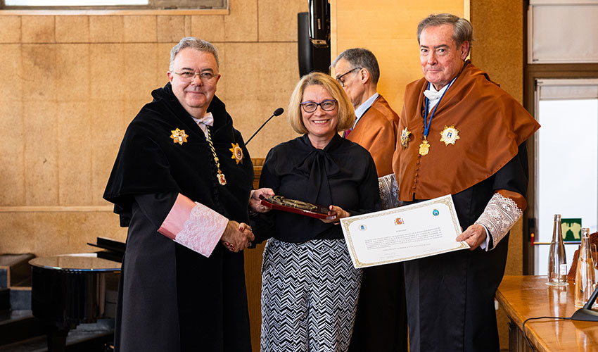 Guillermo Cisneros, Eva Novoa y Antonio Crucelaegui