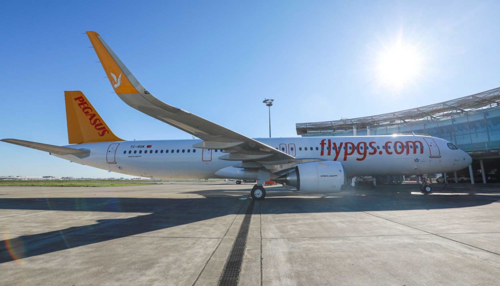 La flota actual de Airbus de Pegasus Airlines asciende a 93 aviones, incluyendo 6 A320ceo, 46 A320neo y 41 A321neo...