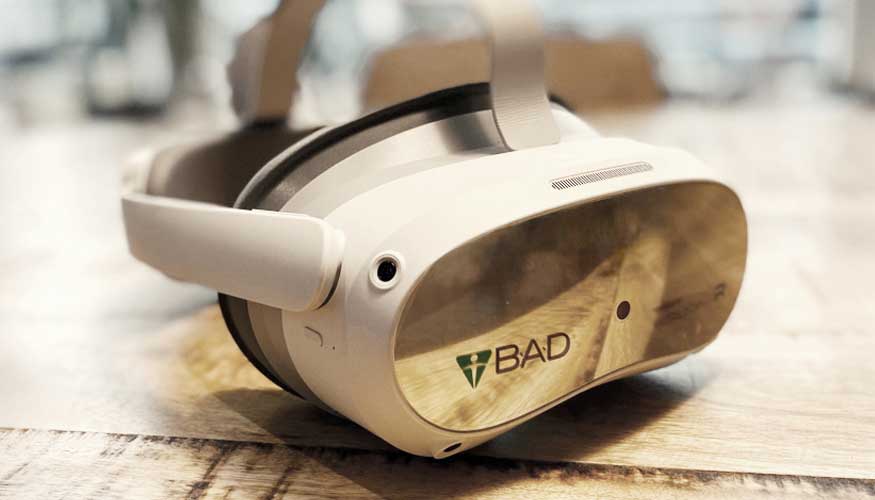 Gafas de realidad virtual para mejorar el lugar de trabajo. Foto: B-A-D / Deep Care GmbH