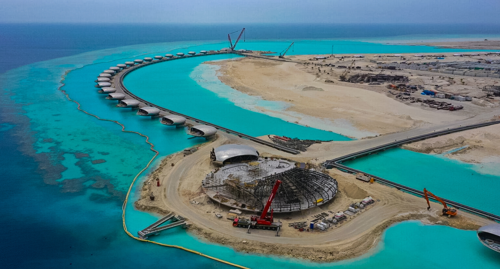 La finalizacin de la instalacin de todos los orbes en Sheybarah Island Resort marca un momento crucial en la ejecucin de este proyecto visionario...