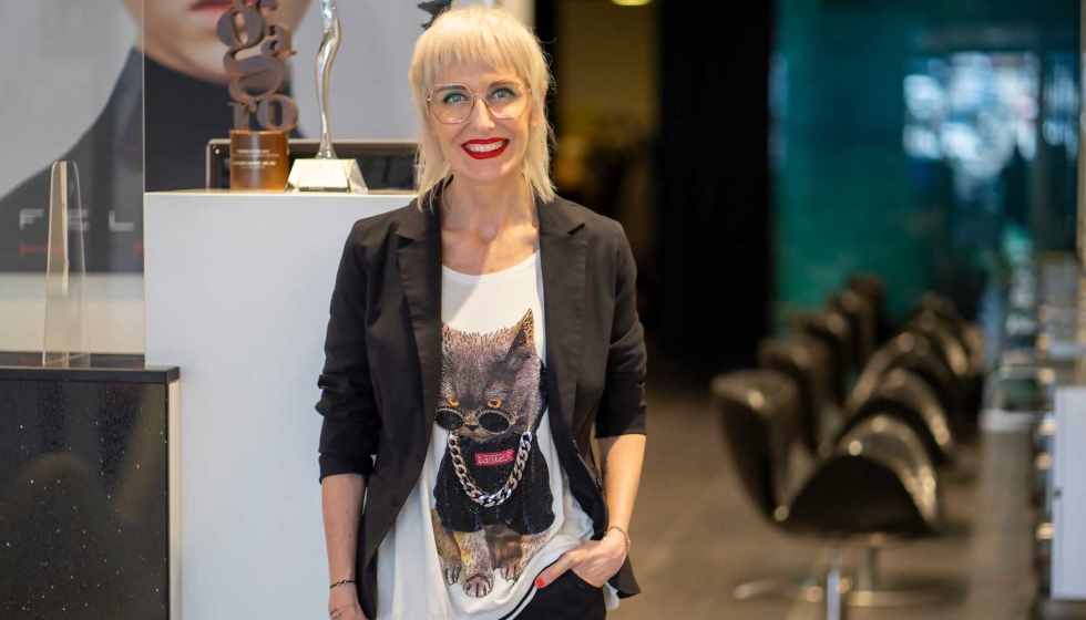 Felicitas Ordás, directora del salón Hair Spa Eksperience