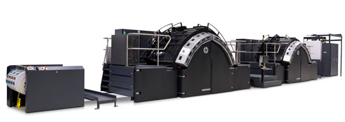 The T400 HP Color Inkjet Web Press can print almost five thousand pages A4 per minute. Photo: HP