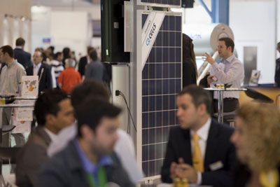 The photovoltaic solar energy is one of the sectors which leads to more interest. Photo: Ifema