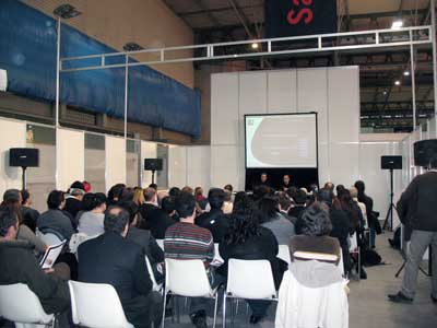 Un momento del seminario de System Bages durante el saln Graphispag 2011