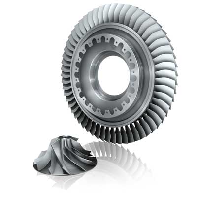 Los blisks/rotores se utilizan cada vez ms en el rea de los compresores de motores aeroespaciales y segn Sandvik Coromant...