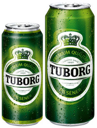 Po el momento, el nuevo envase se ha lanzado para la cerveza Tuborg, de Carlsberg, en Alemania. Foto: Rexam