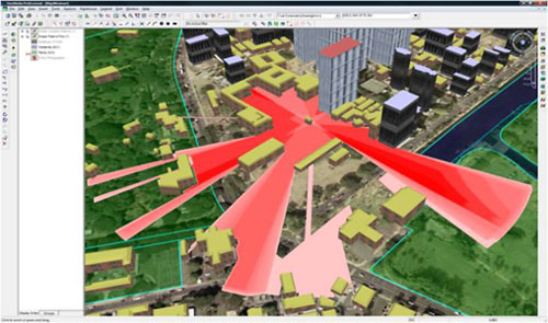 GeoMedia 3D permite el tratamiento geoespacial de datos, til tanto en Defensa como la planificacin de infraestructuras, transportes, comunicaciones...