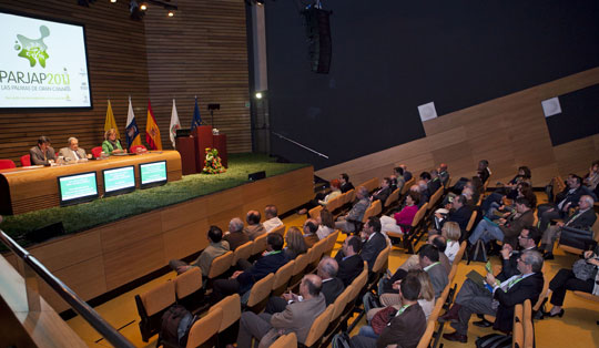 El auditorio Alfredo Kraus de la capital grancanaria acogi el XXVIII del Congreso PARJAP