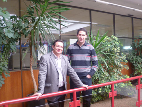 Mariano Iriarte y Egoitz Badiola, dos de los expertos de Incress que colaboran en el proyecto GAP