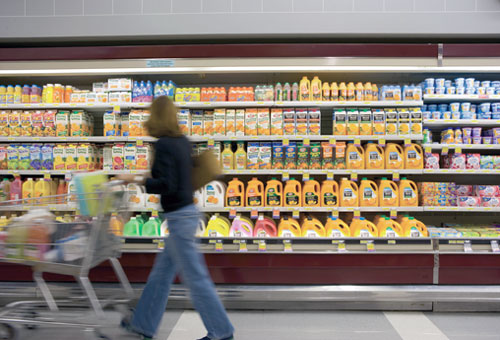 Algunos de los productos que HP mostrar en 'El supermercado digital'. Foto: HP