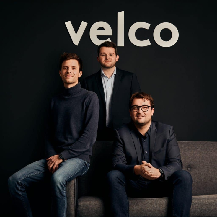 Velco fue fundada por Pierre Rgnier (Presidente), Johnny Smith (CMO) y Romain Savour (CTO) en 2016