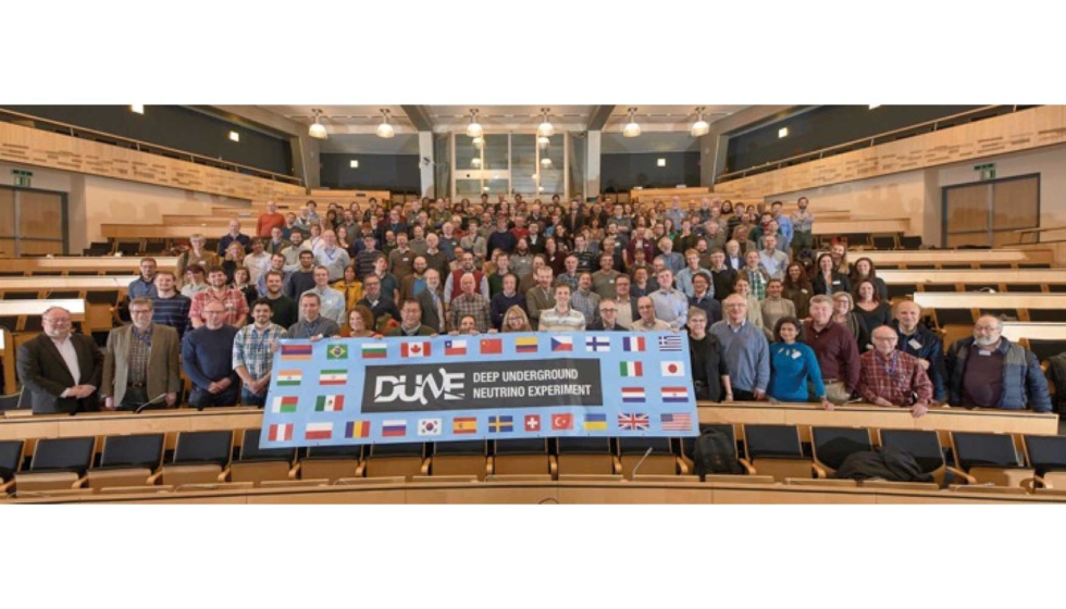 Integrantes del proyecto DUNE, del CERN