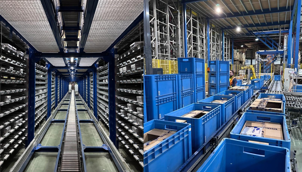 Su almacn, totalmente automatizado, alberga a da de hoy, en sus casi 100.000 metros cuadrados, ms de 4 millones de referencias...