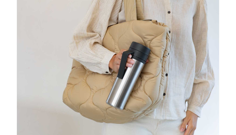 Botella t�rmica Make & Take en acero inoxidable, de Brabantia