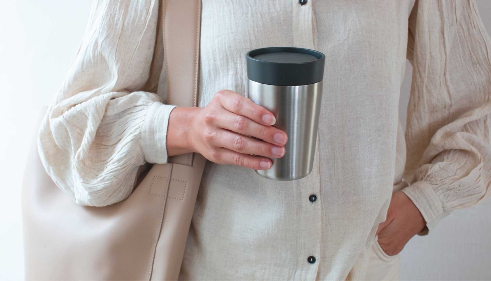 Vaso t�rmico Make & Take en acero inoxidable, de Brabantia