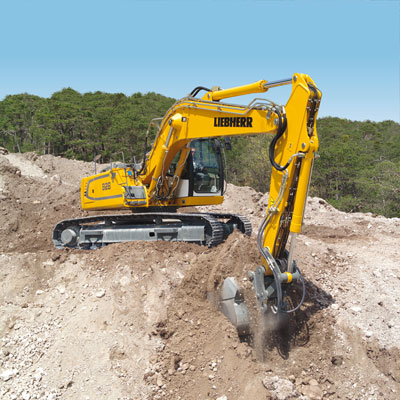 La Generacin 6 Advanced de excavadoras sobre cadenas cuenta con los modelos R906, R916 y R926