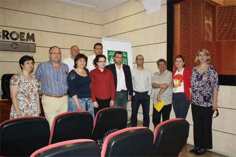 Visita de una delegacin rumana a la sede de Asaja Murcia