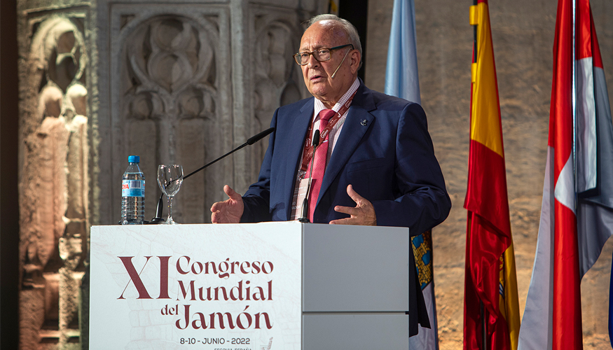 Julio Tapiador en la inauguracin de la pasada edicin del Congreso, que tuvo lugar en Segovia en 2022