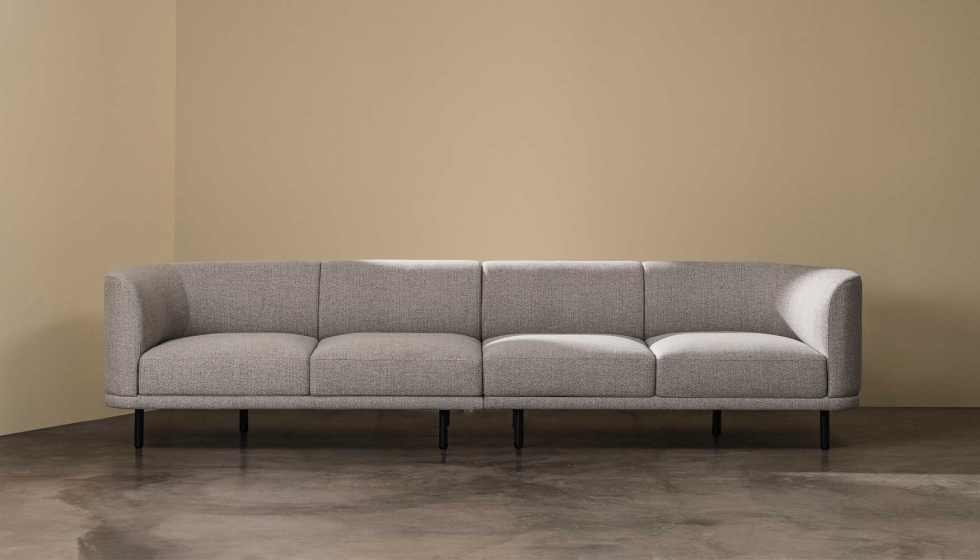 El Sir Modular Sofa crea un ambiente refinado y acogedor