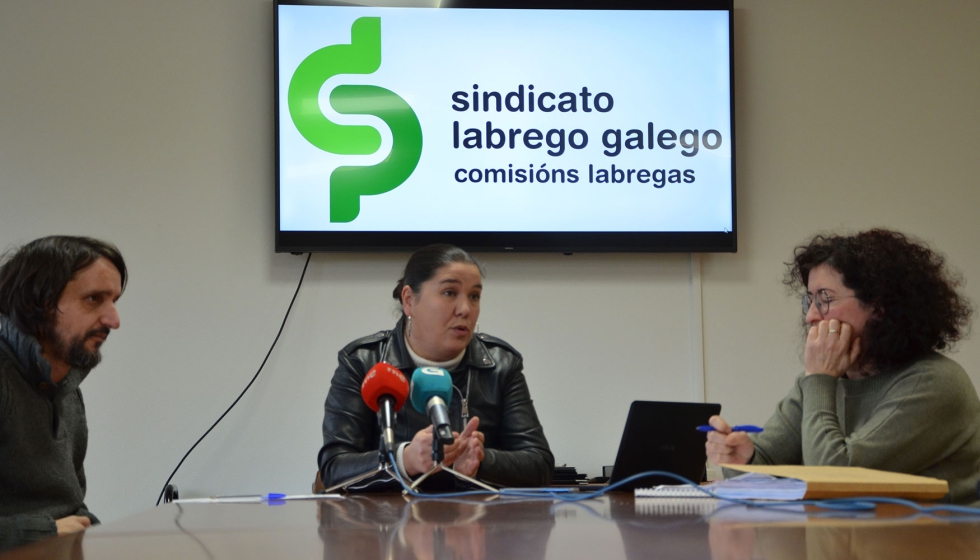 Rueda de prensa del Sindicato Labrego Galego