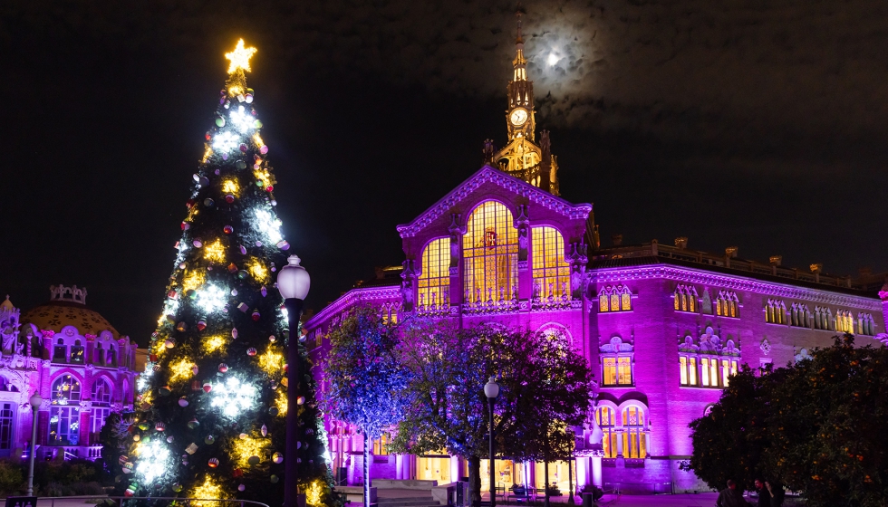 Imagen de la pasada edici�n de Els Llums de Sant Pau, uno de los eventos lum�nicos m�s populares de la Navidad en Barcelona...